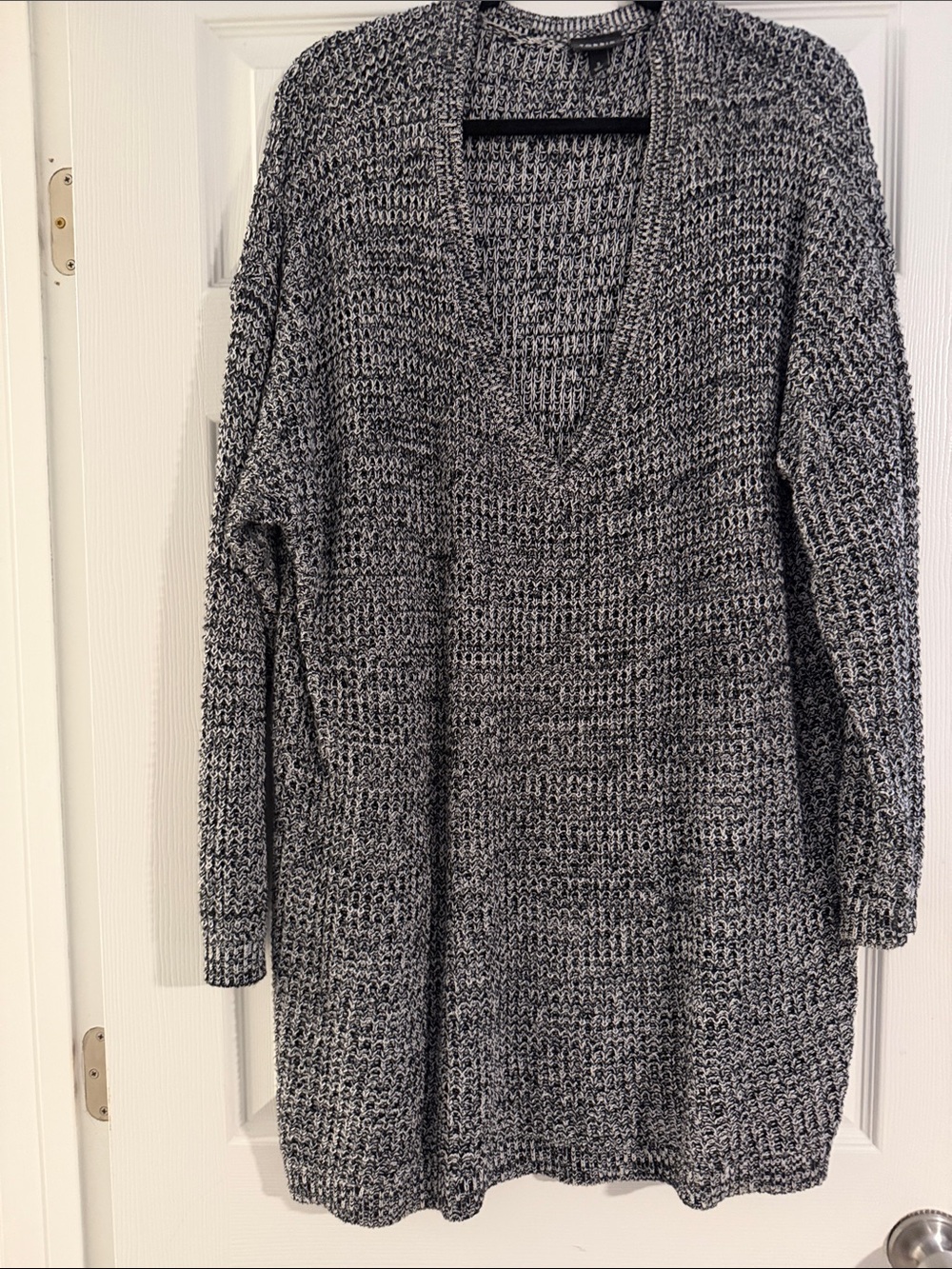torrid Black and White Knit Sweater
